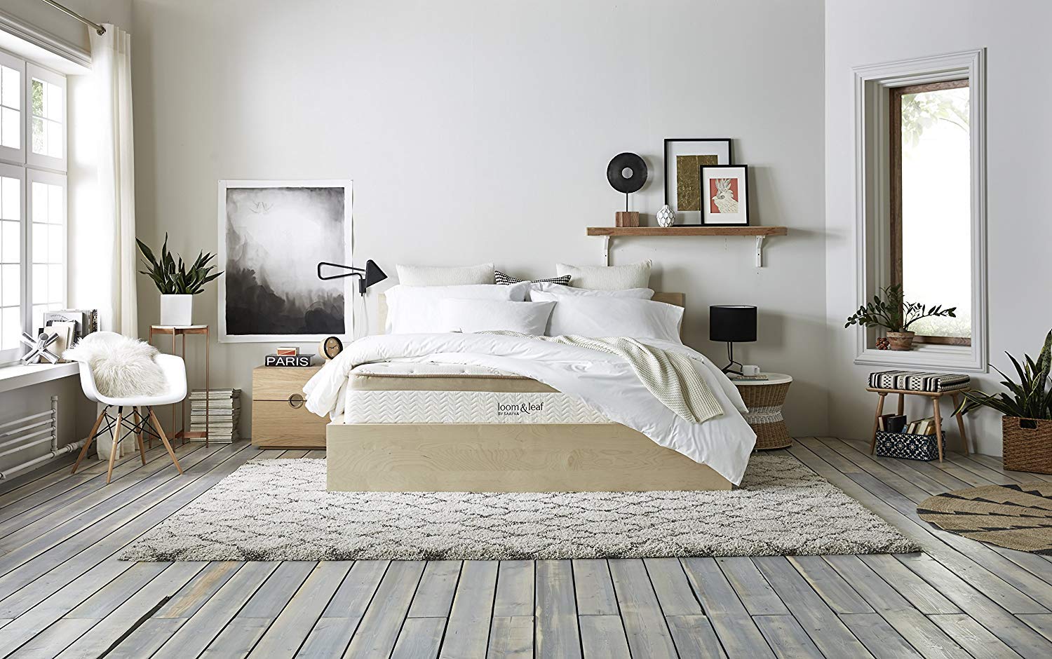 Loom and leaf mattress for couples